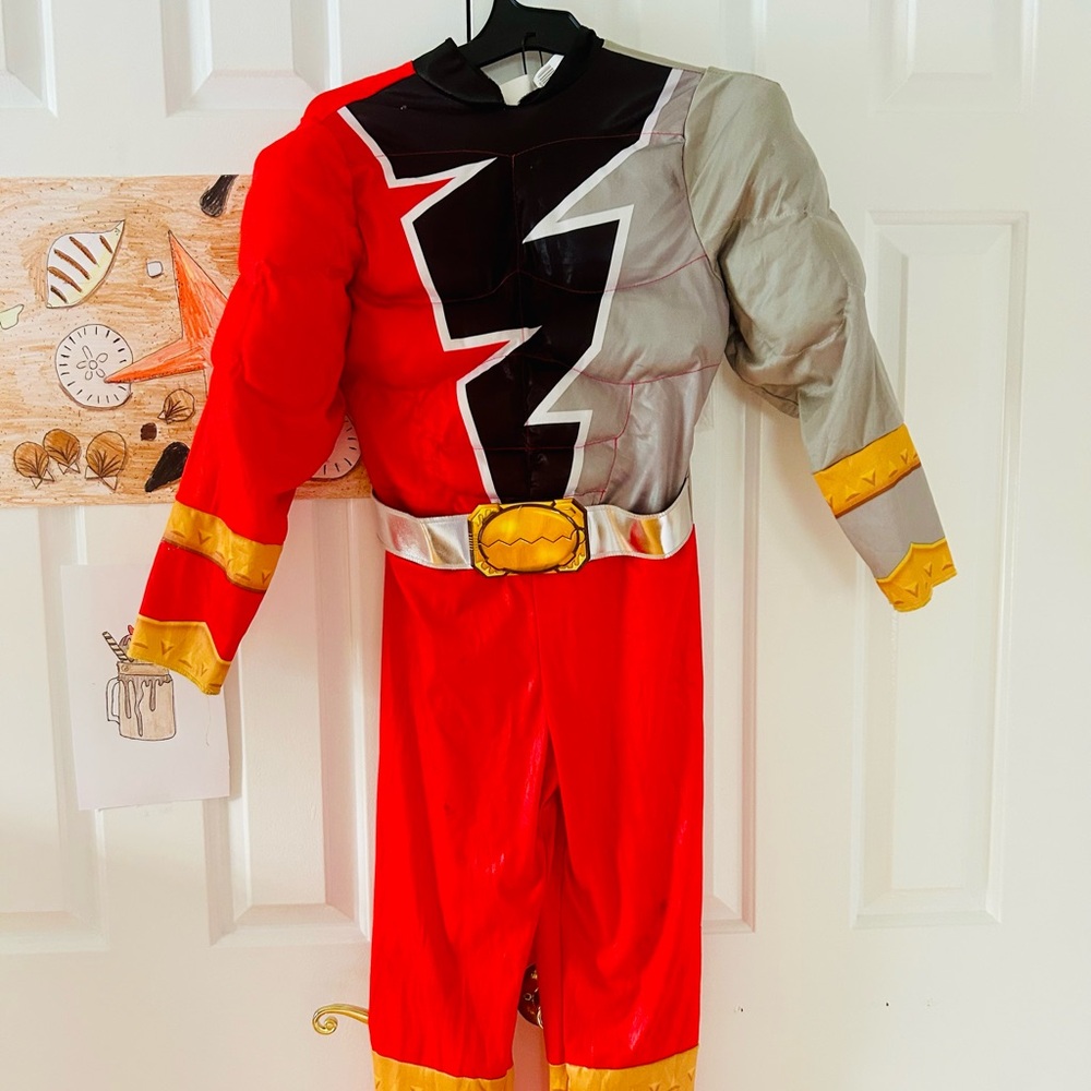 Red Power Ranger with mask